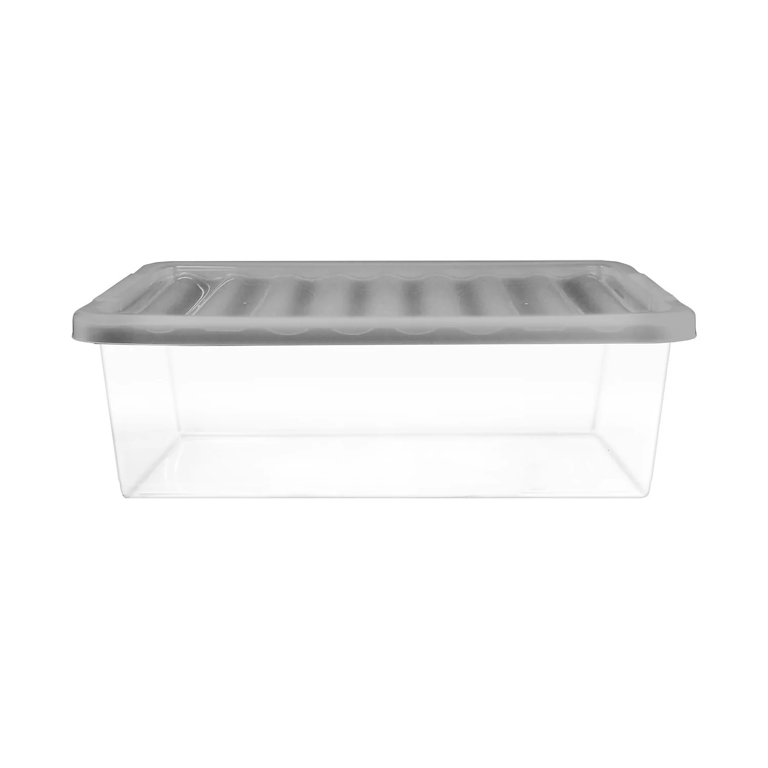 32L Storage Box With Clear Base And Lid 3 32L Storage Box With Clear Base And Lid