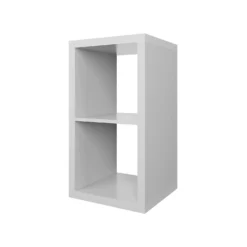 Clever Cube 2x1 Storage Unit - White -Storage Box Store 12813174 6634929107374500