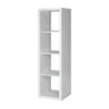 Clever Cube 4x1 Storage Unit - White 1 Clever Cube 4x1 Storage Unit - White -Storage Box Store 12813304 6614831956614532