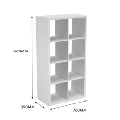 Clever Cube 4x2 Storage Unit - White -Storage Box Store 12813309 4585014368217440