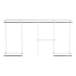 None Wardrobe System Starter Kit - White - 2.4m -Storage Box Store 12815435 1155044142133174