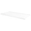 Wire Shelf Back- White - 667x350mm -Storage Box Store 12815573 5284831883846358