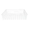 Wire 1 Runner Basket - White - 85mm -Storage Box Store 12815579 3694831883706684