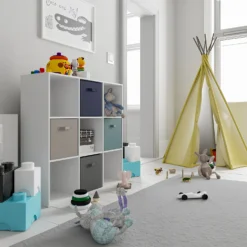 Compact Cube 3x3 Storage Unit - White 6 Compact Cube 3x3 Storage Unit - White -Storage Box Store 12815994 1924929106905777