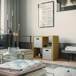 Clever Cube Fabric Insert - Woven Silver -Storage Box Store 12816126 6534929107265912