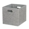 Clever Cube Fabric Insert - Woven Silver 1 Clever Cube Fabric Insert - Woven Silver -Storage Box Store 12816126 9844831966115415
