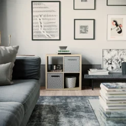 Clever Cube 2x2 Storage Unit - Oak 10 Clever Cube 2x2 Storage Unit - Oak -Storage Box Store 12816153 6184929107204184