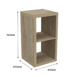 Clever Cube 2x1 Storage Unit - Oak 11 Clever Cube 2x1 Storage Unit - Oak -Storage Box Store 12816158 1305014368223074