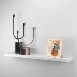 Floating Shelf - White Matt -1200 X 240 X 38mm -Storage Box Store 12817720 1144887326021376