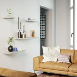 Floating Shelf - Grey Oak - 1200 X 240 X 38mm -Storage Box Store 12817804 8414887326259024