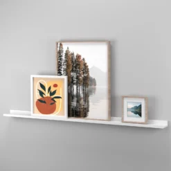 Flexi Storage Decorative Shelving Photo Shelf - White Matt - 1200x35x100mm -Storage Box Store 12817978 1854876426170414