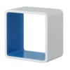 Cube Wall Shelf - White And Blue -Storage Box Store 12818096 1234831950383901