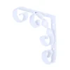 None Scroll Bracket - White - 100x100mm -Storage Box Store 12818103 1814831966939545