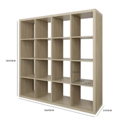 Clever Cube 4x4 Storage Unit - Oak 11 Clever Cube 4x4 Storage Unit - Oak -Storage Box Store 12819417 7334967466121998