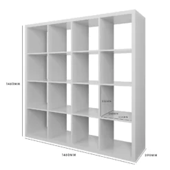 Clever Cube 4x4 Storage Unit - White 13 Clever Cube 4x4 Storage Unit - White -Storage Box Store 12821332 1844953391927368
