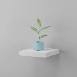 Floating Shelf - White Matt - 235 X 235 X 38mm 10 Floating Shelf - White Matt - 235 X 235 X 38mm -Storage Box Store 12822017 1594887838697883