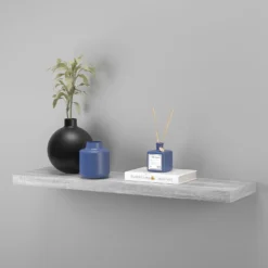 Floating Shelf - Grey Oak - 900 X 235 X 38mm -Storage Box Store 12822048 5884876424654919