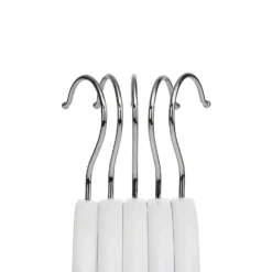 White Wooden Hangers - 8 Pack -Storage Box Store 12822503 1534878808172646