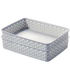 Curver My Style A5 Rectangular Plastic Storage Organiser - Grey -Storage Box Store 12823029 1294833226906611