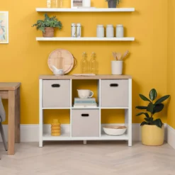 Clever Cube 2x3 Storage Unit With Legs - White 12 Clever Cube 2x3 Storage Unit With Legs - White -Storage Box Store 12824157 1365023649147679