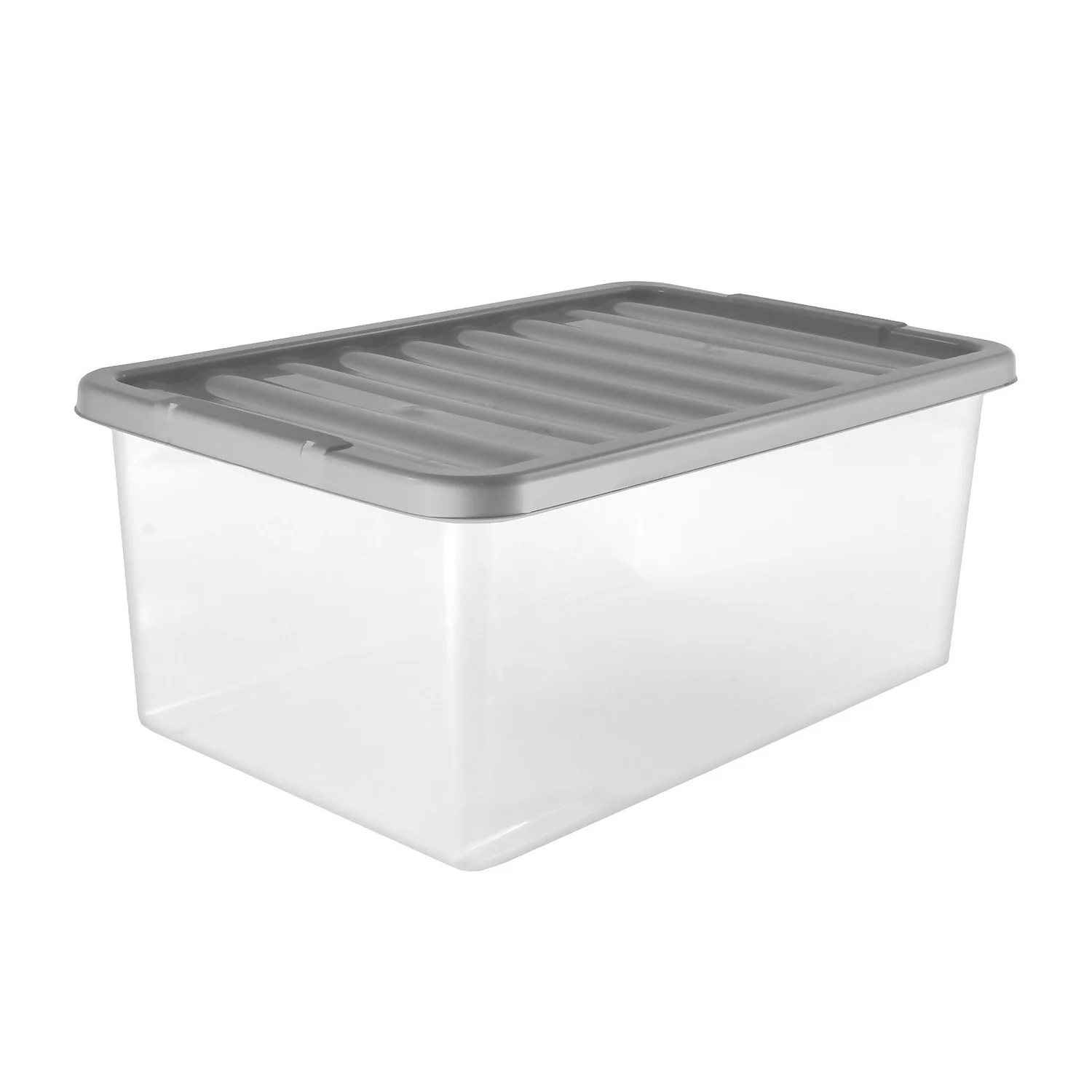 45L Storage Box With Clear Base And Lid 4 45L Storage Box With Clear Base And Lid - Image 2