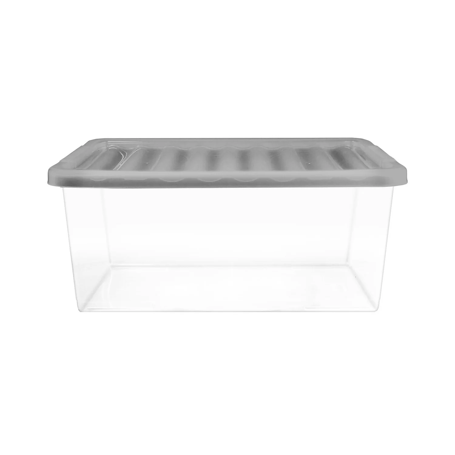 45L Storage Box With Clear Base And Lid 3 45L Storage Box With Clear Base And Lid