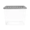 80L Storage Box With Clear Base And Grey Lid -Storage Box Store 12826264 4394904169685446