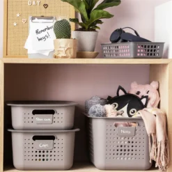 Smartstore 2L Wardrobe Basket - Taupe -Storage Box Store 12826427 1664833173187153