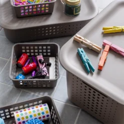 Smartstore 1L Wardrobe Basket - Taupe -Storage Box Store 12826428 1284833174467046