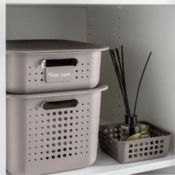 Smartstore 6L Wardrobe Basket - Taupe -Storage Box Store 12826431 1794833174285021