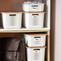 Smartstore 13L Wardrobe Basket - White 11 Smartstore 13L Wardrobe Basket - White -Storage Box Store 12826434 1814833173603577