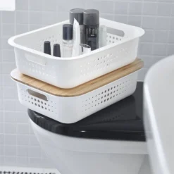 Smartstore Wardrobe Basket Bamboo Lid -Storage Box Store 12826435 2894833172499472