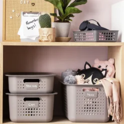 Smartstore 10L Wardrobe Basket - Taupe 10 Smartstore 10L Wardrobe Basket - Taupe -Storage Box Store 12826436 1554833174646344