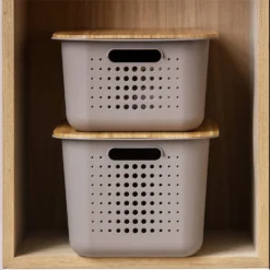 Smartstore 10L Wardrobe Basket - Taupe 9 Smartstore 10L Wardrobe Basket - Taupe -Storage Box Store 12826436 1834833174764388