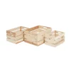 Natural Wooden Crates - Set Of 3 -Storage Box Store 12829054 1284831917991017