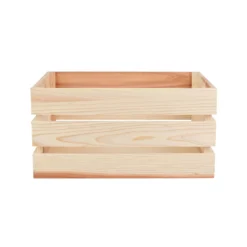 Natural Wooden Crates - Set Of 3 -Storage Box Store 12829054 8834832979711906