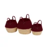 Berry Rope Baskets - Set Of 3 -Storage Box Store 12829224 9364831918896024