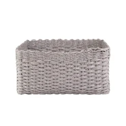 Paper Rope Basket - Grey -Storage Box Store 12829233 9994832982306330