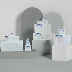 Really Useful Storage Box - Clear - 9L -Storage Box Store 12834908 1424942264022514
