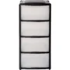 4 Drawer Storage Tower - Black 2 4 Drawer Storage Tower - Black -Storage Box Store 12837704 1604893529212069
