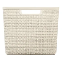 Curver Jute Large Basket - 20L - Off White -Storage Box Store 12840437 4744833167190855
