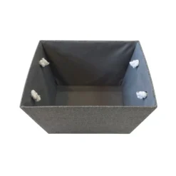 Grey Herringbone Large Storage Basket -Storage Box Store 12886446 1504857031366884