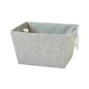 Neutral Herringbone Large Storage Basket -Storage Box Store 12886453 2334857031446900