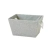 Neutral Herringbone Medium Storage Basket -Storage Box Store 12886595 1554857031446870