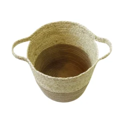Neutral Corn And Jute Medium Woven Basket -Storage Box Store 12886599 1214857031649487