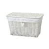 White Willow Lined Medium Storage Basket -Storage Box Store 12886608 9964857031829394