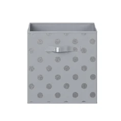 Living Elements Compact Cube Foil Spot Insert - Grey & Silver 7 Living Elements Compact Cube Foil Spot Insert - Grey & Silver -Storage Box Store 12932940 6094887876046968