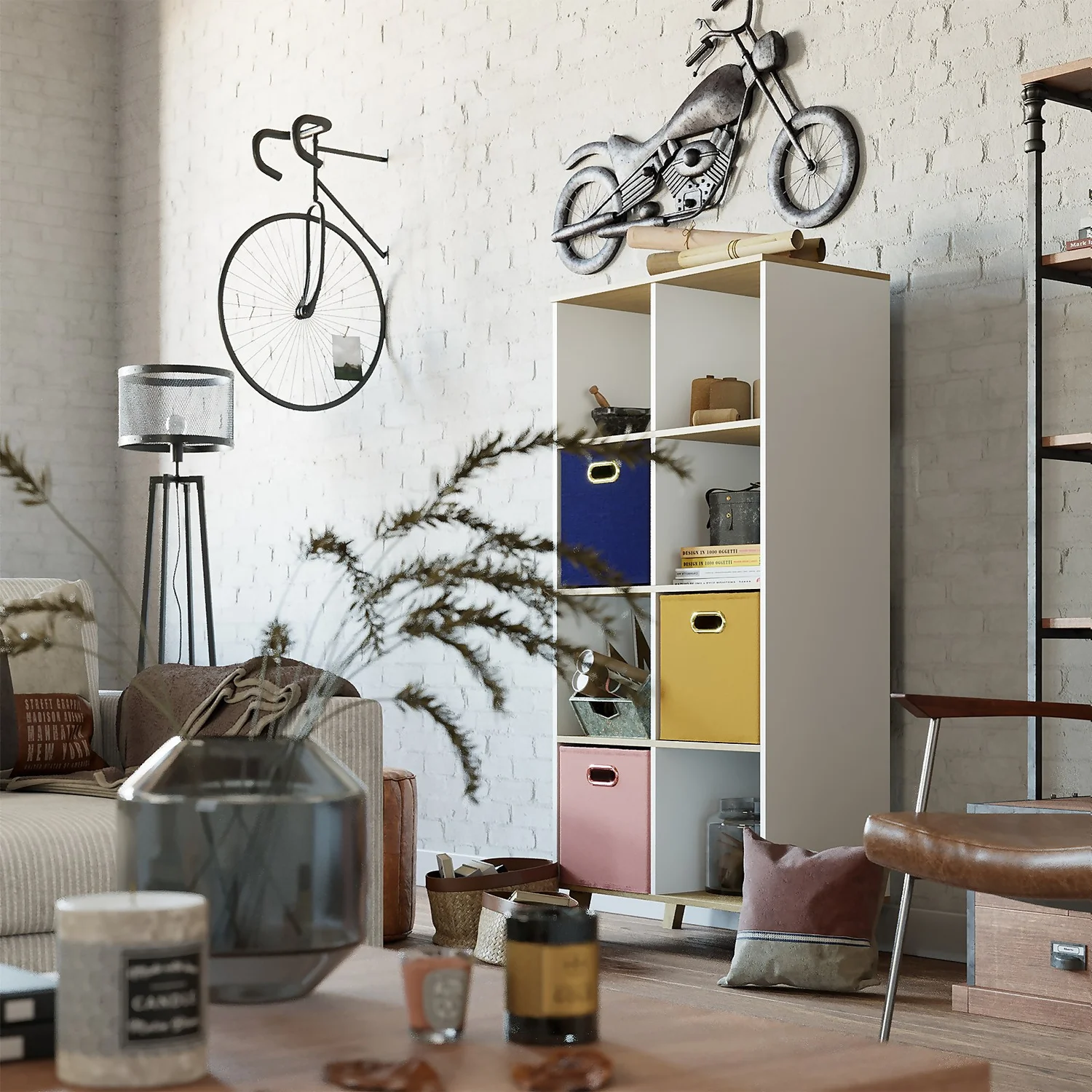 Clever Cube Woven Insert - Navy 4 Clever Cube Woven Insert - Navy - Image 2