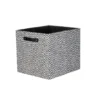 Clever Cube Patterned Fabric Insert - Black Jacquard 2 Clever Cube Patterned Fabric Insert - Black Jacquard -Storage Box Store 12932948 1814900282416972