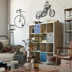 Clever Cube Velvet Geometric Insert - Navy & Gold -Storage Box Store 12932950 5294887876692979